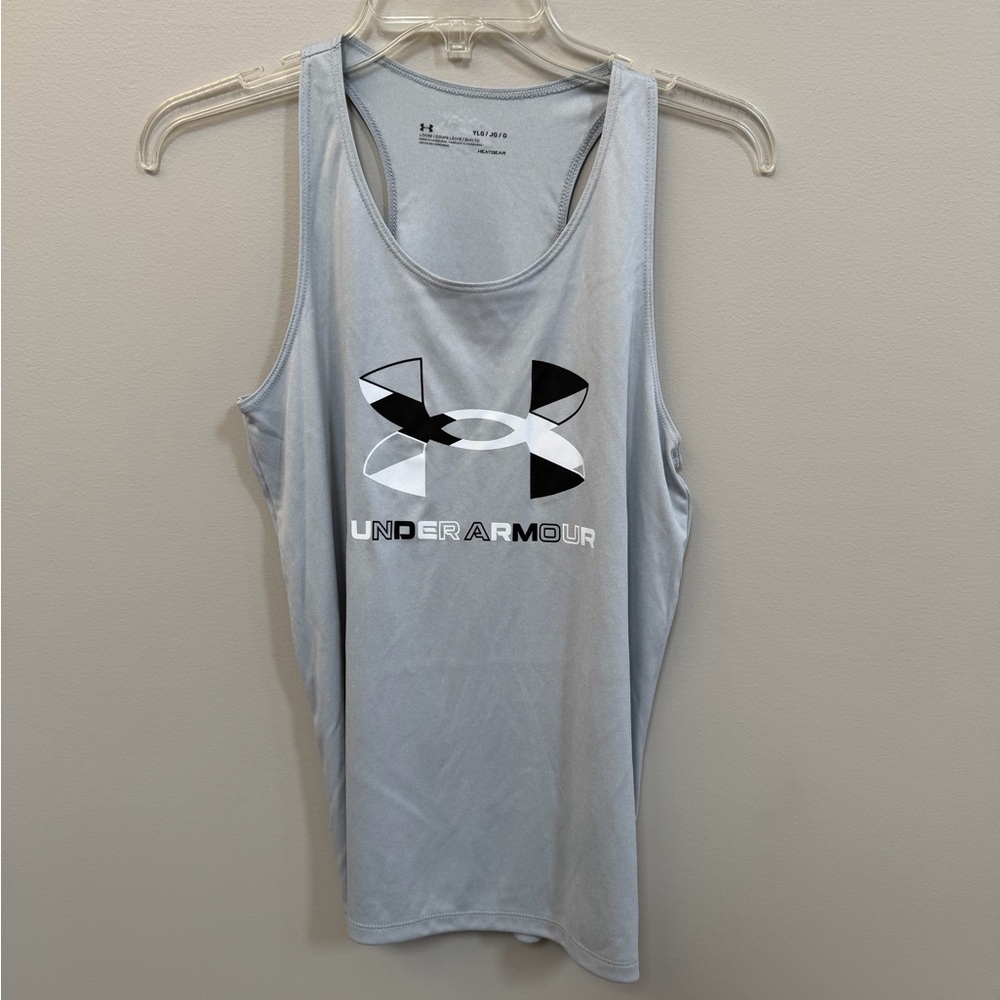 Kids Under Armour Light Gray Tank Top